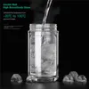 520ml 200ml Garrafa de água de vidro com filtro de chá Filtro de parede dupla viagem portátil café infusor bottles Breakware Bule 211122