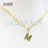 Lettres de mode collier 26 alphabets bijoux bijoux de luxe accessoires pour femmes Lien nouveau design lien chaîne de haute qualité 90585 X0707