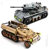 1061 pièces blocs de construction de réservoir jouets Mini figurines véhicule avion garçon bloc éducatif militaire briques compatibles Y1130