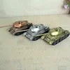 Retro War Tank Children Toys Home Decorations Metal Model Pography Prop Living Room Decoration Iron Crafts 211101