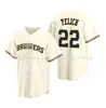 Baseball Jerseys 22 Christian Yelich 19 Robin Yount 6 Lorenzo Cain Men Women Youth Taille S-4xl Custom Jersey 2021