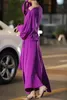 DEAT Autumn Fashion Designer Suit Women Lantern Sleeve Loose Tops Asymmetrical Skirt Two-piece Set MH027 211108