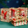christmas paper snack bags