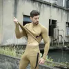 Jogging Clothing Men's Winter Thermal Underwear Sets Fleece Warm Breathable Sport Suits Long Johns Thermo Compression Quick Dry Fitness