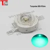 Lichte kralen 10 stks 3W Turquoise Cyaan LED's Diode Lamp Chip Emitter 700mA 3WACHIP Type 500nm 505nm 510nm met / No PCB