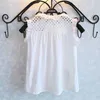 Girls Clothes Set Fashion Kid Summer Hollow Sleeveless Top T-shirt + Pants 2-Piece Children's 210515