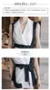 With Sashes Summer Work Office Clothing Set 2Pcs Women Spliced Blazer Blouses Tops And Short Pants Tracksuit SY158 Women's Tracksuits