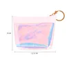 Holographic Coin Purse Bag Transparent Laser Jelly Key Cute Wallet Change Storage Bags