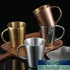 Dubbele muur 304 roestvrij staal Koffie Bekers 360ml Draagbare Travel Tumbler Cup Koffie Melk Cups Zilver / Gouden Kleur Water Mok Giften1 Fabriek Prijs Expert Design Quality