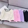 Gooporson Fall Kids Kläder Mode Koreanska Toddler Girls Undershirt Söt Baby Barn Kostym Liten Tjej Toppar Skjorta 210508