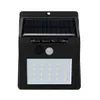 太陽光発電20 LED PIRモーションセンサー壁ライト防水屋外パスヤードガーデンセキュリティランプ