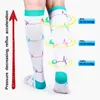 Calzini sportivi Compressione adatta per allattamento Edema Diabete Vene varicose Viaggi Volo Circolazione Calze per polpacciSport SportSport