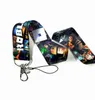 Multicolore Anmie Jeu Lanyard Sangles Sac Porte-clés De Voiture Carte D'identité Pass Gym Badge De Téléphone Portable Enfants Porte-clés Porte-clés Jeu Bijoux dhgate3411111