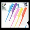 100Pcs/Lot Hair Brushes Pointed Tail Comb Nicety Type Clip Design The Salon Tools Hairdresser Keratin Treatment Styling Ell45 K0Rwu