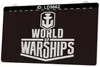 LD5662 World of Warships 3D Engraving LED Light Sign Wholesale Retail