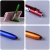 Ballpoint Pens 1PCS Multifunctional Toy Pen Four-In-One Folding Light Mobile Phone Holder LED Capacitor Ball Child Gift