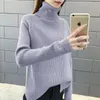Fashion Turtleneck Women Sweaters Korean Style Vintage Winter Pullover Knitted Christmas Jumper 11727 210512