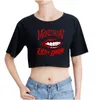 Women's T-Shirt Maneskin Oversize O-neck Tops Women Funny Tshirt