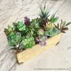 Guirnaldas de flores decorativas 18 piezas DIY escritorio mini simulación decoración del hogar arreglo planta falsa suculentas artificiales conjunto oficina interior nat