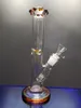 Su bongs nargile sigara içme beher taban dab teçhizatlar kalın cam bong buz yakalayıcı bubbler dabber duman ile 14.4mm kase