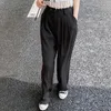 Men's Suits & Blazers Multicolor Suit Pants Fashion Society Mens Dress Korean Loose Straight Leg Wide-leg Men Trousers S-2XL