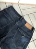 Designer Man Jeans Luxury Cotton Slim Fit Straight Small Feet Versatile Washed Jeans Fashion Store 20212751