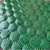 Hexagon handmade Tiles mosaic tile hotel restaurant background wall brick green shell bricks