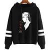 2021 neue lose Mode jokerJapan Anime T Männer Frauen Übergroßen Sweatshirt Pullover Gestreiften Hoody H0910