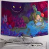 Tapestries Boho Decor Mushroom Forest Tapestry Fairy Tale Art Wall Hanging India Home Aesthetic Room Mural