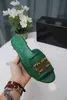 Klassieke Platte Slippers Vrouwen Zomer Mode Luxe Cartoon Grote Kop Strand Slippers Sandalen Rode Half Slippers 35/41/42 Met Schoenendoos