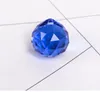 Mini perles de boule de cristal colorées 30MM pendentif en cristal avec trou percé pendentifs de cristaux suspendus pour rideau de perles accessoires de bijoux à bricoler soi-même SN2711