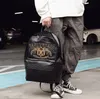 borsa da uomo all'ingrosso zaini da uomo ricamati personalizzati borse da studente in pelle stampata tendenza strada zaino ricamato dal design originale 3071