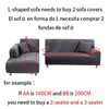 Housse de canapé extensible imprimée protection des meubles de salon taille standard 1/2/3/4 siège 210723