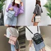 Zaino da donna Scuola Ragazze adolescenti Borsa a tracolla piccola Zaino moda in pelle Zaino con ricamo floreale di alta qualità Y1105