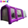 8x4x3 м серый/белый/синий/желтый/фиолетовый надувной аэрозольный баллончик для выпечки гигантская автомобильная покраска комната кабина палатка для продажи