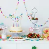 Bakning av konditorivaror 6st för 3 tier tårta stativbeslag Hårdvaruhållare harts hantverk DIY gör cupcake servering dekoration