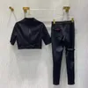 Luxe dames tracksuits Designer pak jas mode met nylon fabric klassieke letter topbroek cowboy top jas tracksuit maat s-l