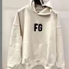 20ss Hip Hop High Street 6th Main Line Rich and Noble Flocking Fg Letter Embroidery Hoodie Men's Women's Couple's Sweater Fashion