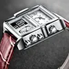 Ligeスポーツウォッチメンズトップ高級ブランド防水腕時計メンズクォーツアナログミリタリーデジタル時計Relogio Masculino 210804