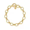 Custom 18k Vergulde T-Bar Gold Chunky Toggle Ketting Armband Custom Brass Women Sieraden Aangepast