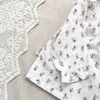 camicia autunnale in cotone ricamata floreale per bambina a maniche lunghe, vestiti autunnali per bambine 210702