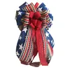 Decoratieve bloemen kransen Fourth of July krans rustieke Memorial Day patriottische VS voor voordeur raamdecoratie