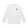 Best Quality HOLIDAY Heart PLAY STRIPED COM DES GARCONS CDG PLAY RED HEART LONG SLEEVE T-SHIRT