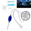 20pcs semiautomatic aquarium clean vacuum water change changer gravel aquarium simple fish tank vacuum pump cleaner with fast ship