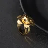 Örhängen Halsband Guldfärg Blomskikt Smycken för kvinnor Dangle Spänne Armband Ringar Dubai Afrikansk Bröllop Bröllop