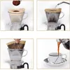 200PCS Kaffeefilterpapier für V60 Kaffeefilter Tropfbecher Espresso Handbrauen Tropfkaffee Werkzeuge Papierfilter 210326