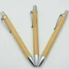 Stock Promotional Marketing Bamboo Ball Pen High Quality Logo Engrave Natural Custom Eco Friendly Blank Wood Gifts