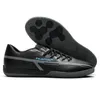 2021 Chaussures de football pour hommes React Phantom GT2 Pro TF IC Crampons en cuir Bottes de football sur gazon intérieur Rouge / Core Noir Vert