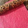 Creative Pattern Rolling Pin Wooden Household Baking Embossed Engraving Pin Home Kitchen Noodles Bread Making Tool 211008