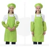 Moda Yetişkin Polyester Asma Boyun Önlük Pişirme Pişirme Mutfak Restoran Garson Çalışması Özelleştirilmiş LTableer Delantal 210625
